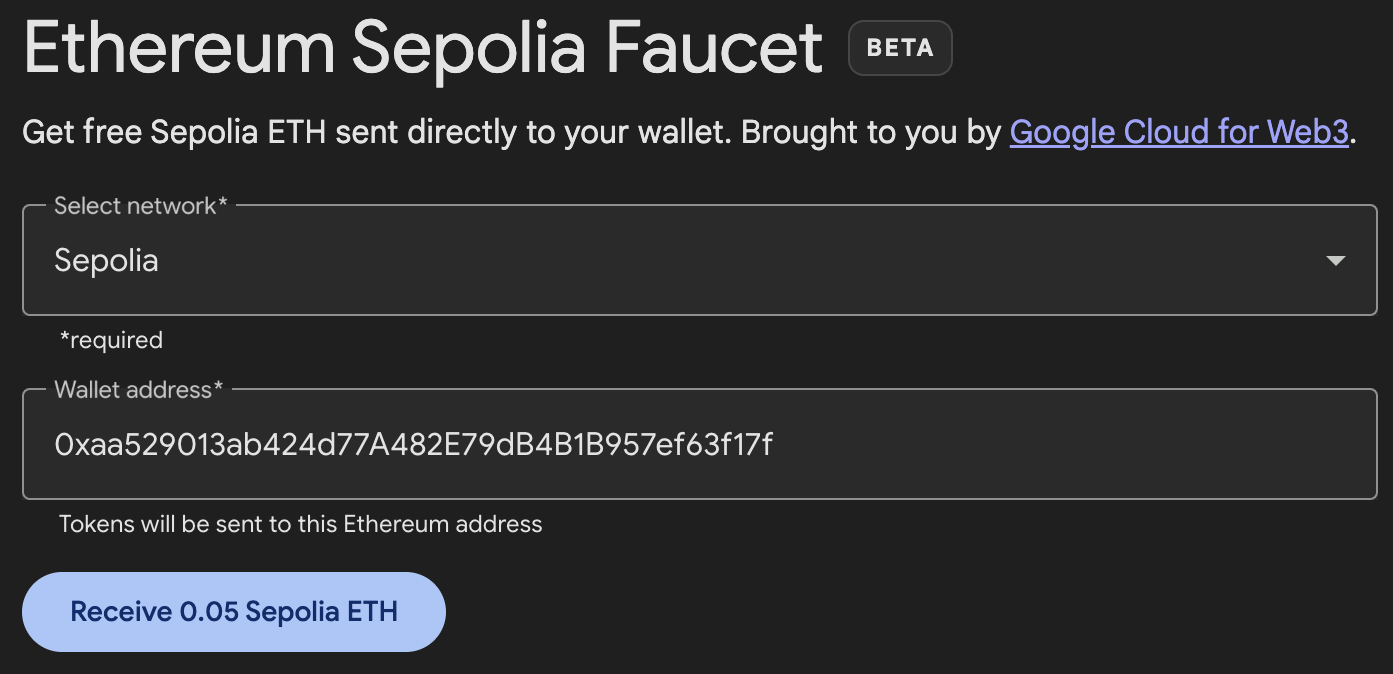 MetaMask Sepolia test faucet